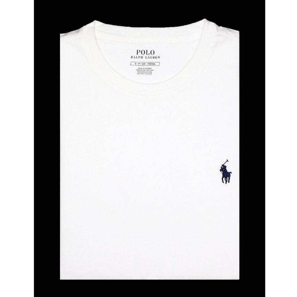 NWT Polo Ralph Lauren Men SS Crew Neck Cotton T-Shirt White MSRP $55.00
